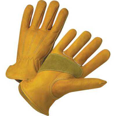 Boss Men's 2XL Grain Cowhide Leather Work Glove